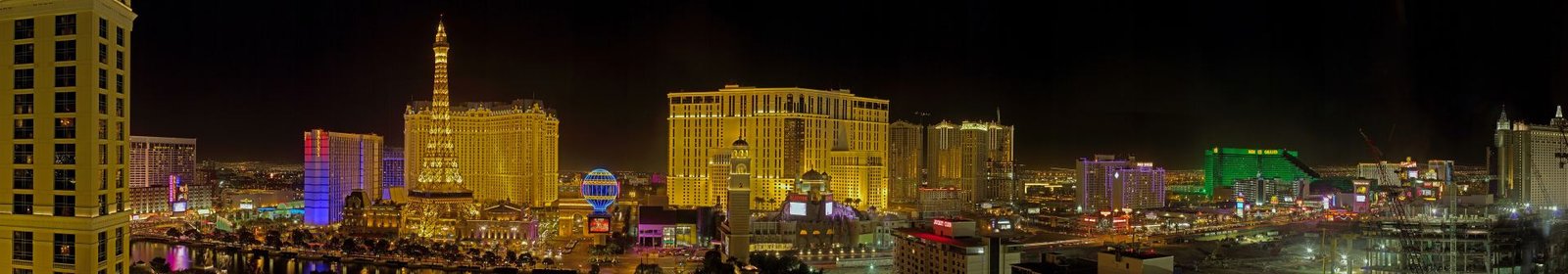 The Las Vegas Strip skyline at night
